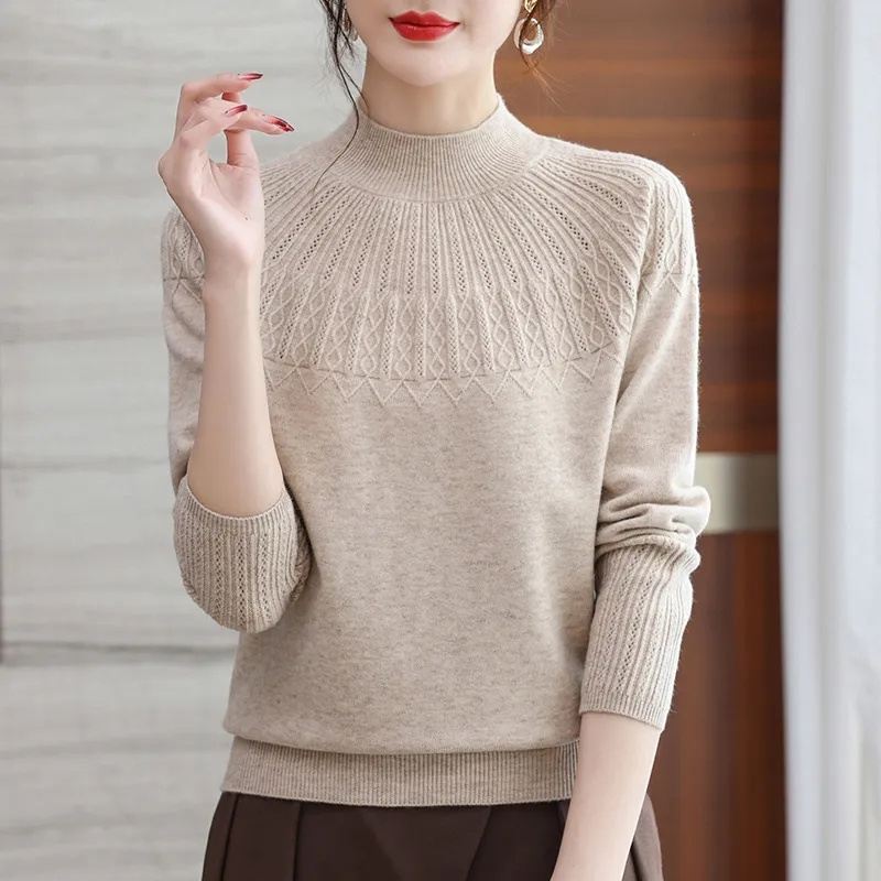 Cashmere Sweater Formal - 2026년 가을/겨울 신상 여성 의류 100%