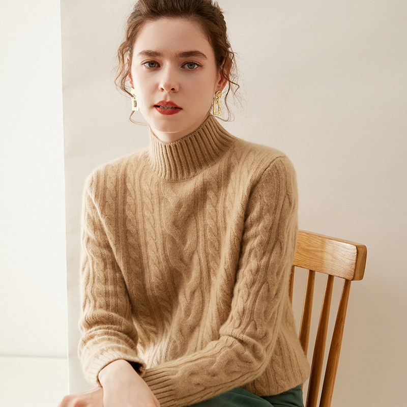 WinvyNee 여성 의류 캐시미어 울 베이지 스웨터  - Cashmere Sweater Formal 리뷰 및 가격
