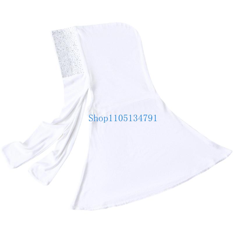 98km 우아한 라인 석 Decors Headscarf - Women Formal Wear Hijab 리뷰 및 가격