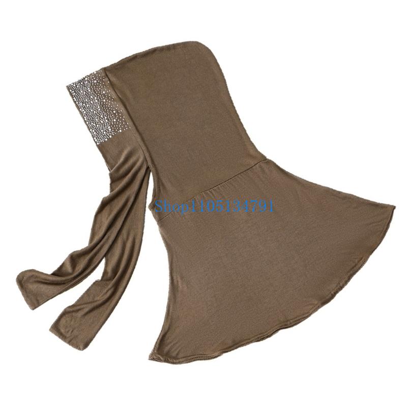 98km 우아한 라인 석 Decors Headscarf - Women Formal Wear Hijab 리뷰 및 가격