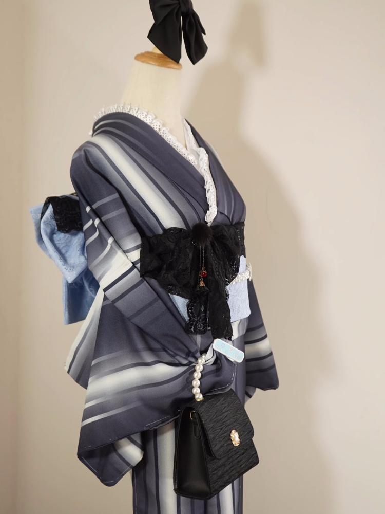 여성 일본 스타일 정장 기모노 이중 레이어 전통 유카타 - Women'S Formal Traditional Wear 리뷰 및 가격