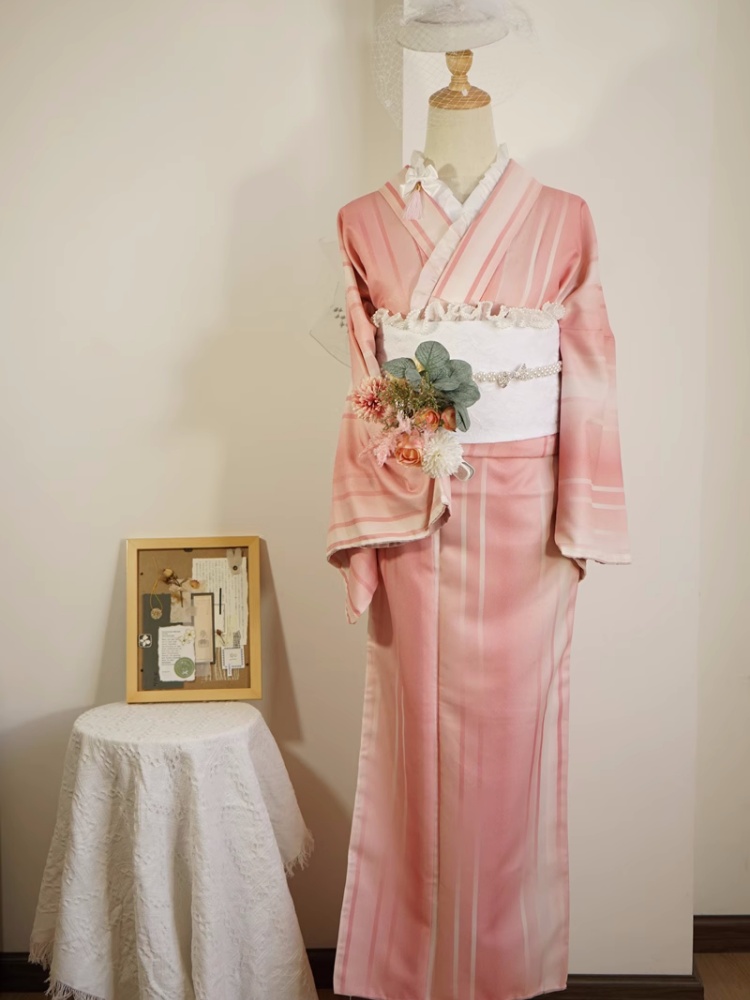 여성 일본 스타일 정장 기모노 이중 레이어 전통 유카타 - Women'S Formal Traditional Wear 리뷰 및 가격