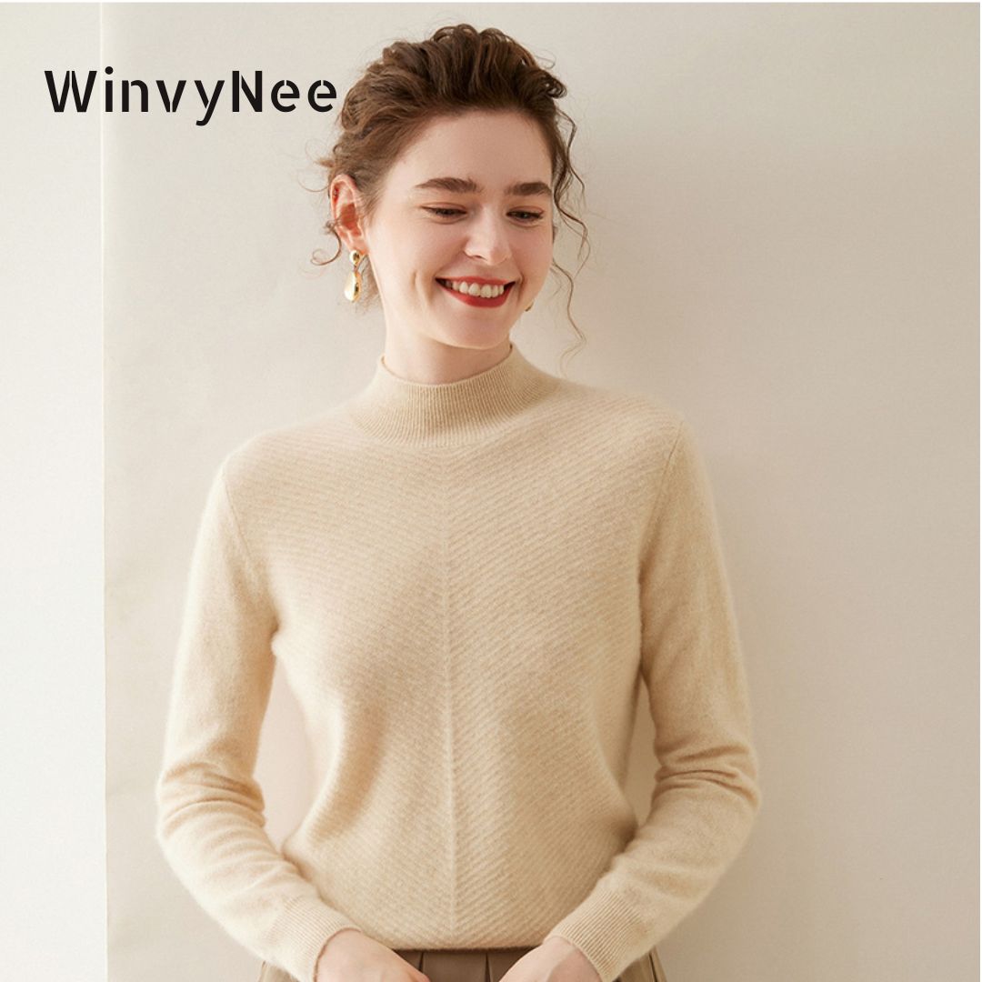 WinvyNee 여성 스웨터 캐시미어 메리노 울 캐주얼 - Cashmere Sweater Formal 리뷰 및 가격