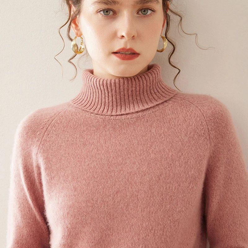 WinvyNee 캐시미어 스웨터 여성 긴 소매 터틀넥  - Cashmere Sweater Formal 리뷰 및 가격
