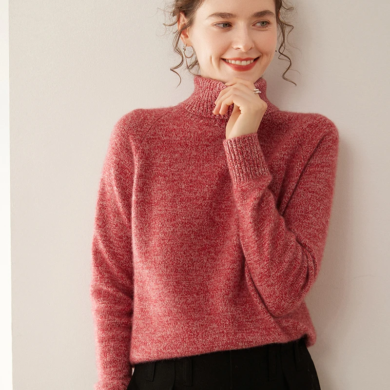 WinvyNee 캐시미어 스웨터 여성 긴 소매 터틀넥  - Cashmere Sweater Formal 리뷰 및 가격