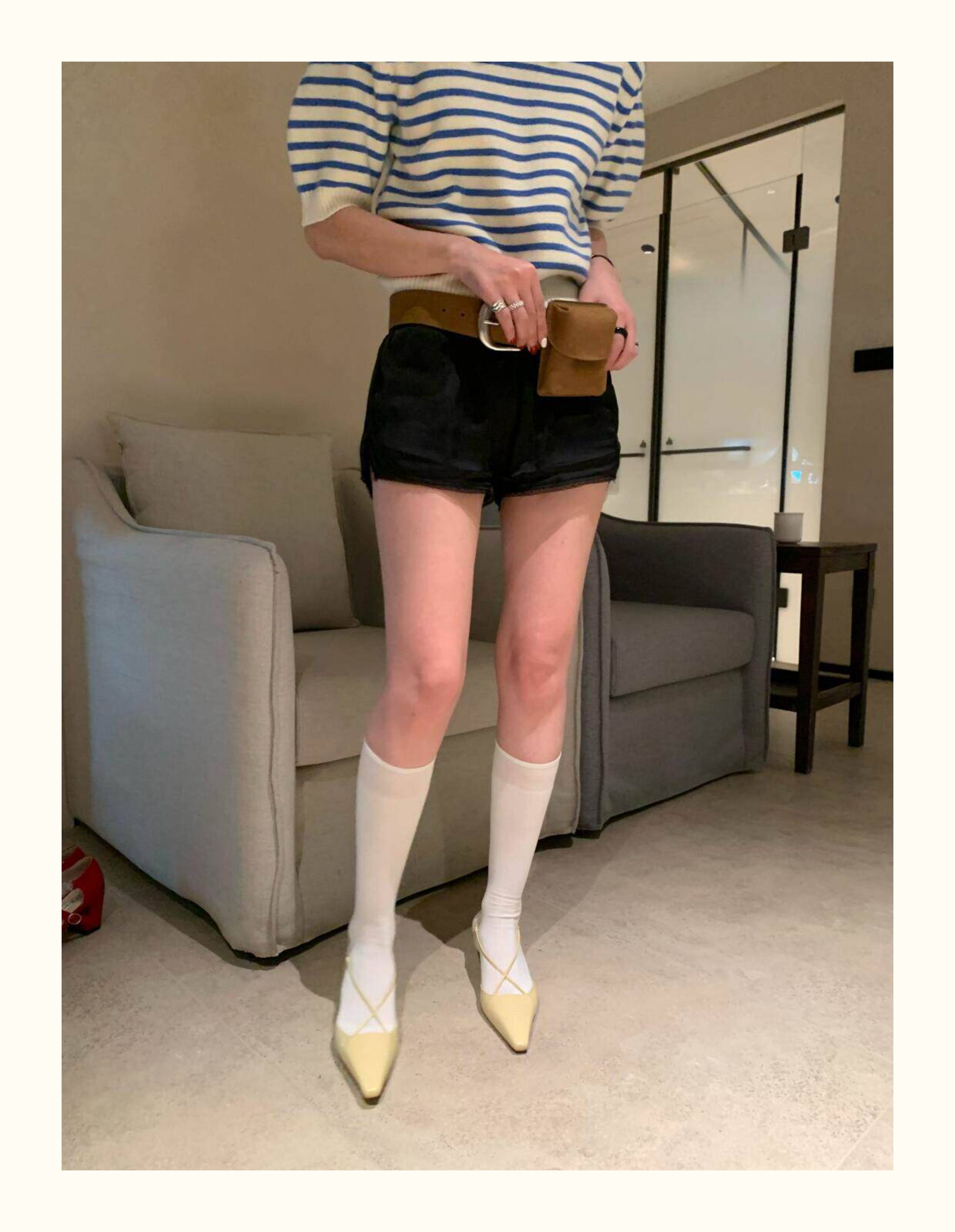 새로운 한국 스타일 포인티드 토 크로스 스트랩 샌들 얕 - Kitten Heel Women 리뷰 및 가격