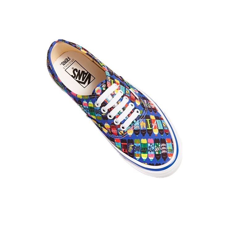 반스 정품 스케이트보드 슈즈 유니섹스 로우탑 블루 화이 - Vans Shoes Authentic 리뷰 및 가격