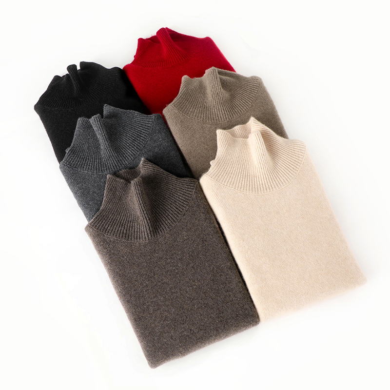 WinvyNee 여성 캐시미어 울 브라운 스웨터 터틀넥 - Cashmere Sweater Formal 리뷰 및 가격