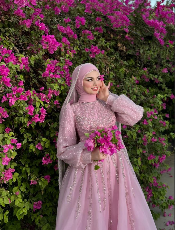 맞춤형 럭셔리 아비예 이브닝 드레스 2025 비즈 장식 - Women Formal Wear Hijab 리뷰 및 가격