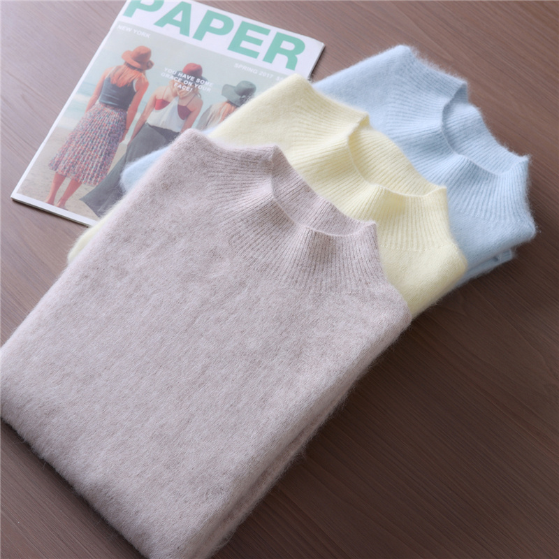 기본 여성 의류 가을 겨울 스웨터 풀오버 100% 밍크 - Cashmere Sweater Formal 리뷰 및 가격